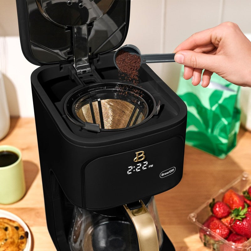 12 Cup Programmable Coffee Maker, Black Sesame by Drew Barrymore6