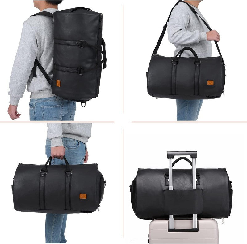 2in1 Garment Duffle Bag Hanging Suit Travel Carry On Business Men Women5