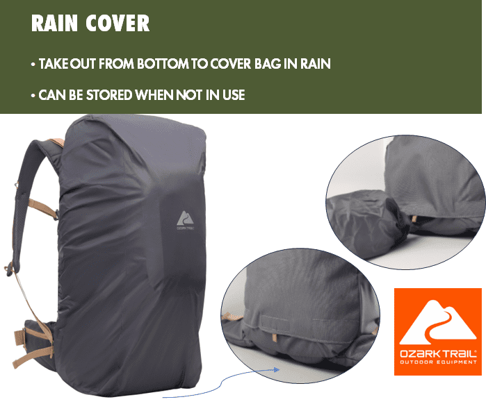 60L Hiking Backpack with Durable Fabric and Multiple Pock,Age Group:Adult4
