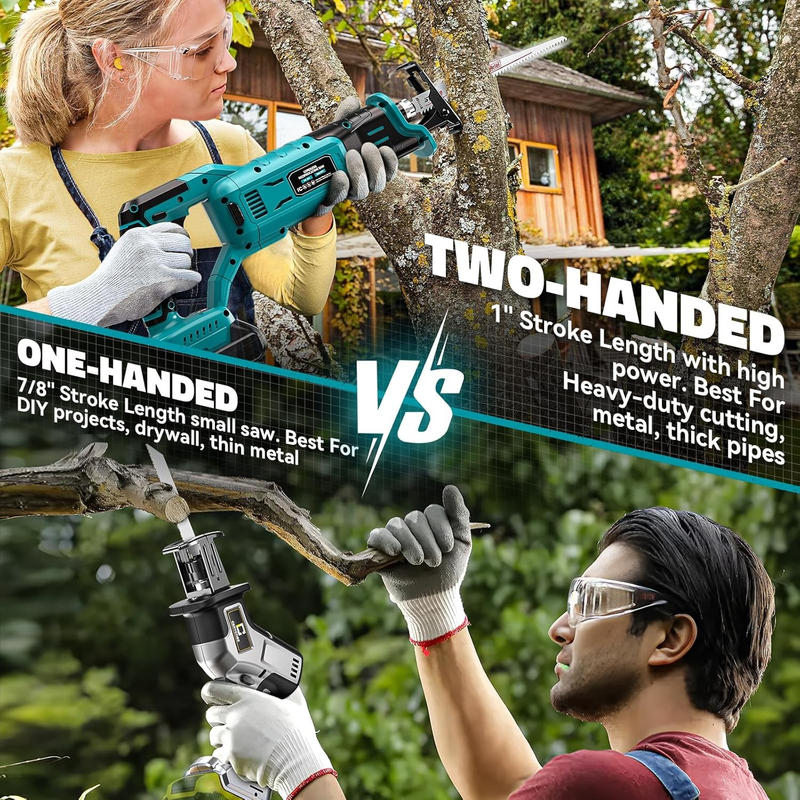 Cordless Reciprocating Saw Compatible with Makita 18V Battery2