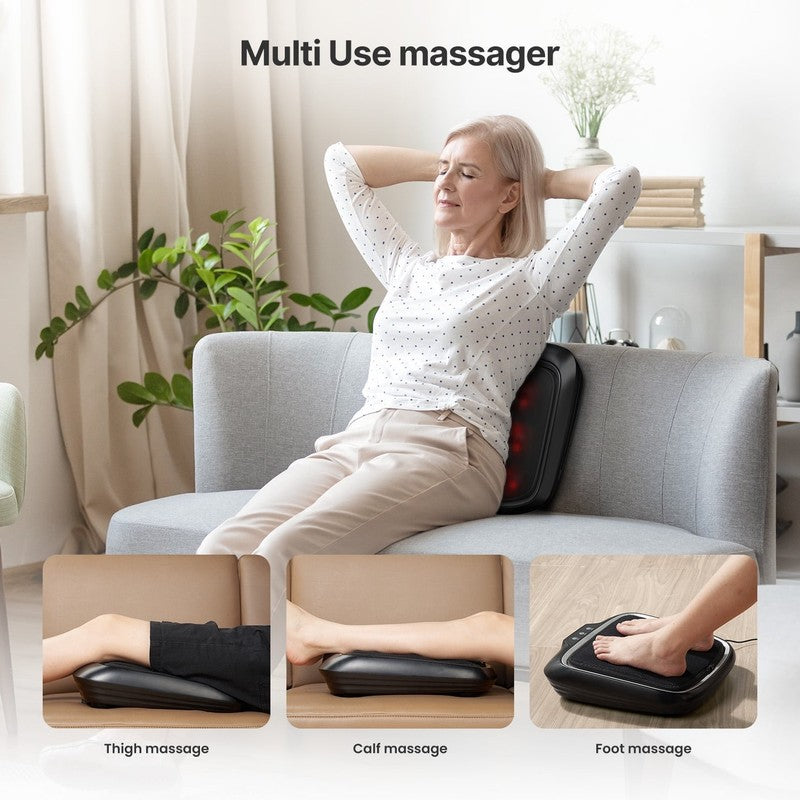 Foot Massager with Heat,Shiatsu Foot Massager for Circulation, Back Massager, Fo2