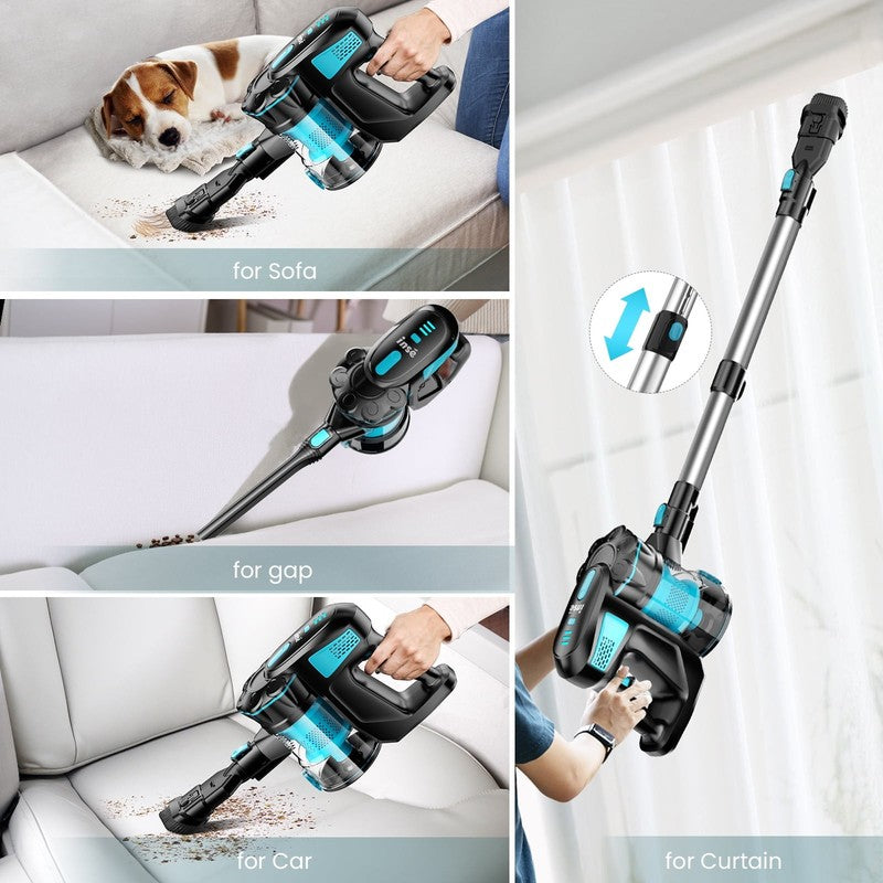 Cordless Vacuum Cleaners, 6-In-1 Lightweight Stick Vacuum for Hardwood Floor Car4