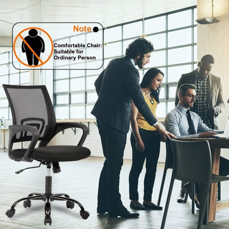 Ergonomic Mesh Office Chair Adjustable Lumbar Support Gaming Desk Chair New6