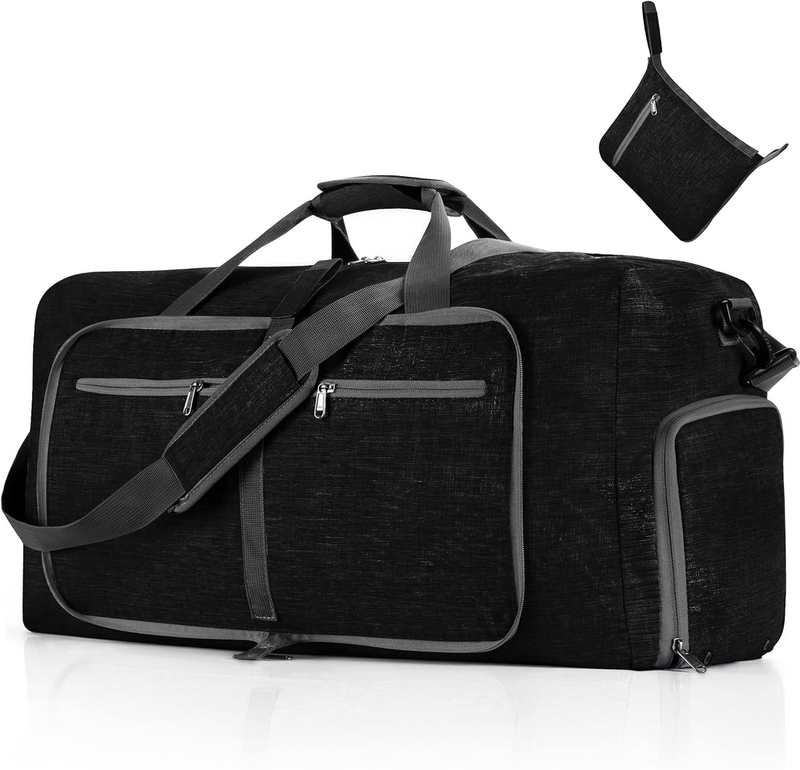65L 85L 115L Foldable Travel Duffle Bag Water Resistant Shoe Compartment10