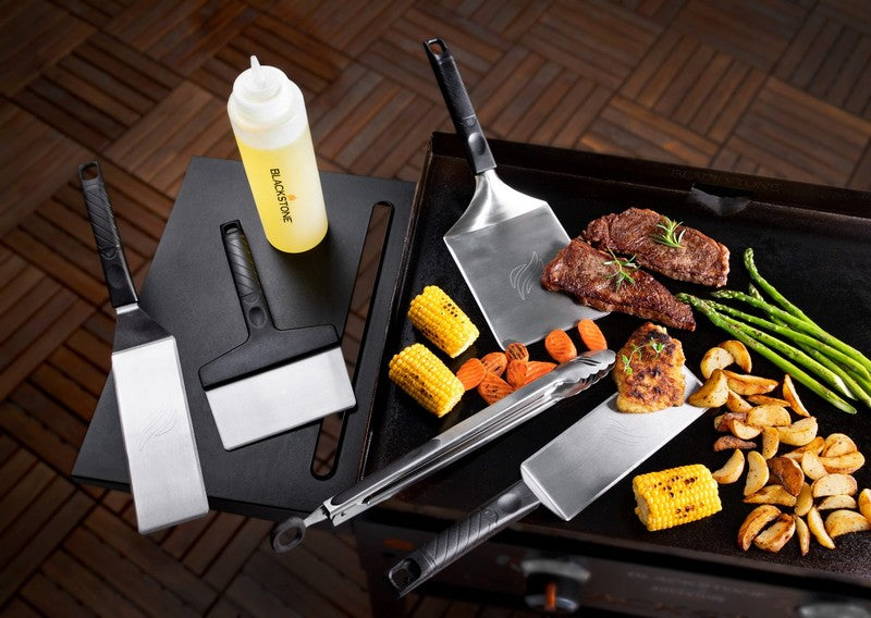 Deluxe Stainless Steel Spatula Griddle Set, 6 Piece3