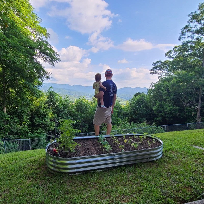 Galvanized Raised Garden Bed Kit, Galvanized Planter Raised Garden Boxes Outdoor2