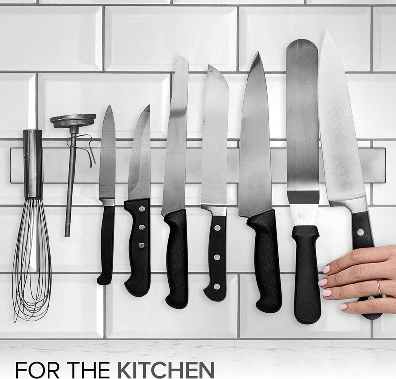 18 Inch Stainless Steel Magnetic Knife Bar   Use as Knife Holder, Rack, Strip, K3