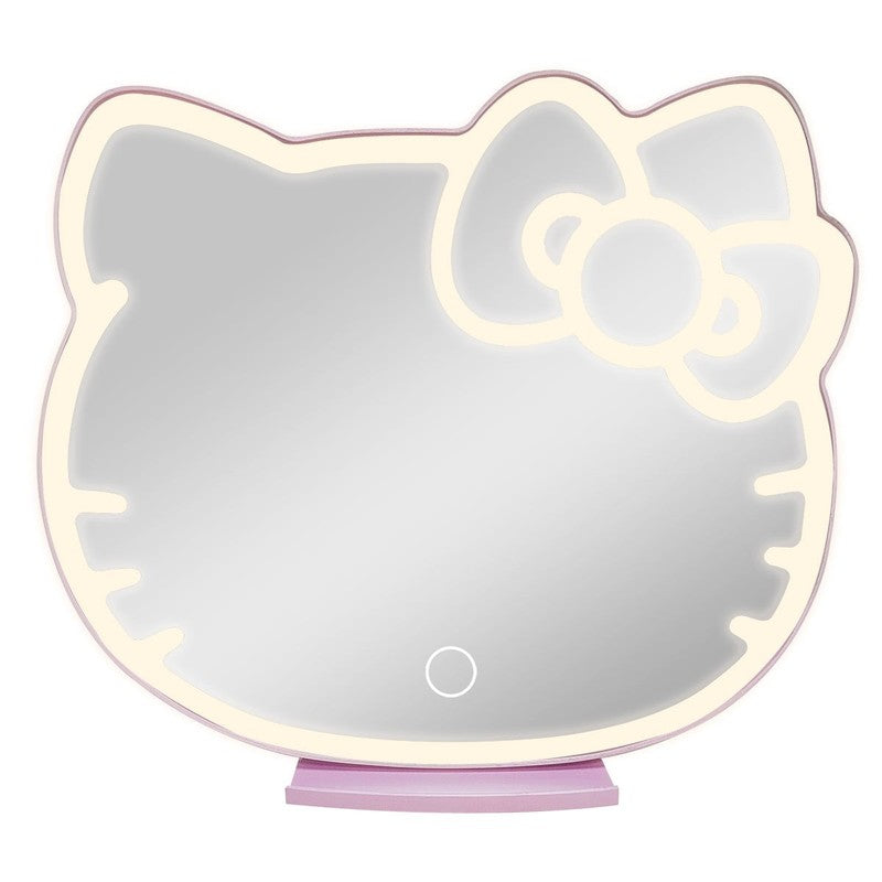Impressions Vanity Supercute Hello Kitty Tri Tone LED Table Mirror with Lights a1