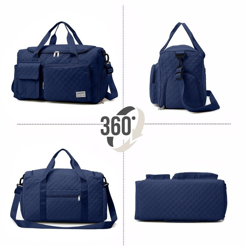 Travel Duffle Bag for Women Large Weekender Bags Carry on Gym Duffel Bag with We7