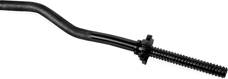 47 Inch Standard Threaded Solid Easy Curl Bar1