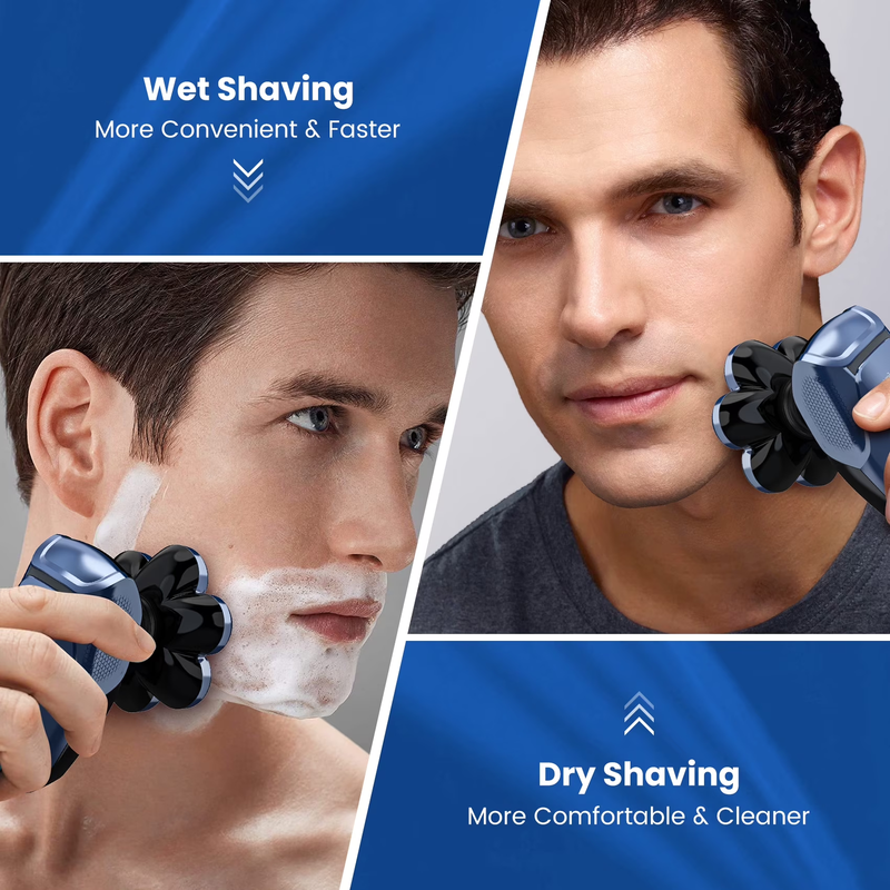 7D Head Shaver, 5 in 1 Bald Head Shavers for Men Electric Razor, LED Display5