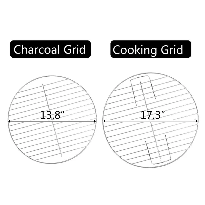Portable Steel Charcoal Grill BBQ Grill Spherical Design Black4