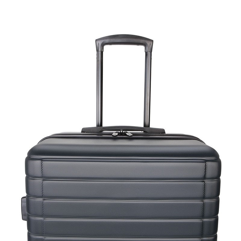 Protégé Vacationer 20" Carry On Expandable Hardside Luggage Dark Grey Spinner8