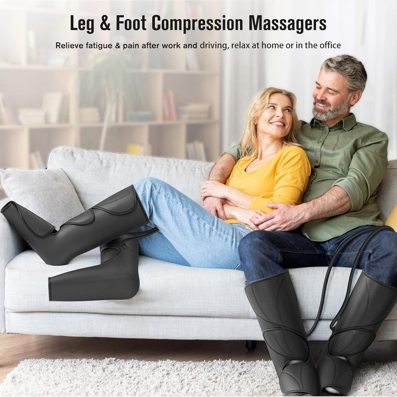 Air Compression Leg & Foot Massager for Pain, Swelling & Circulation1