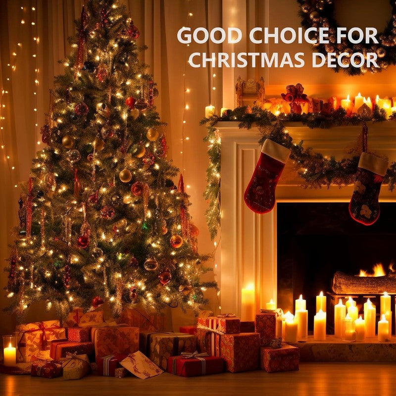 Outdoor Christmas String Lights, 1000 LED 328 FT Plug in Fairy Light with Remote0