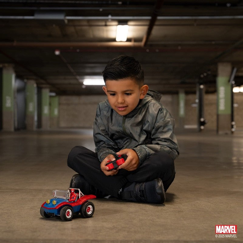 Jada Spider Man Buggy RC with Non Removable Spider Man Figure – 7", Turbo Button4