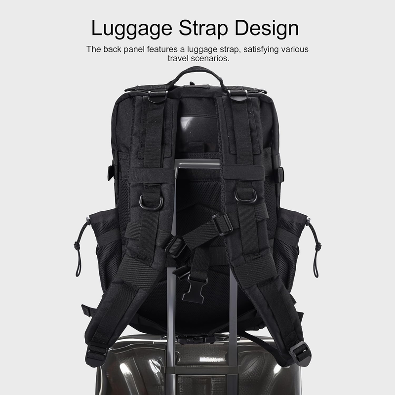 Military 45L Tactical Backpack 3 Day Pack Shoe Compartment Army Bag2