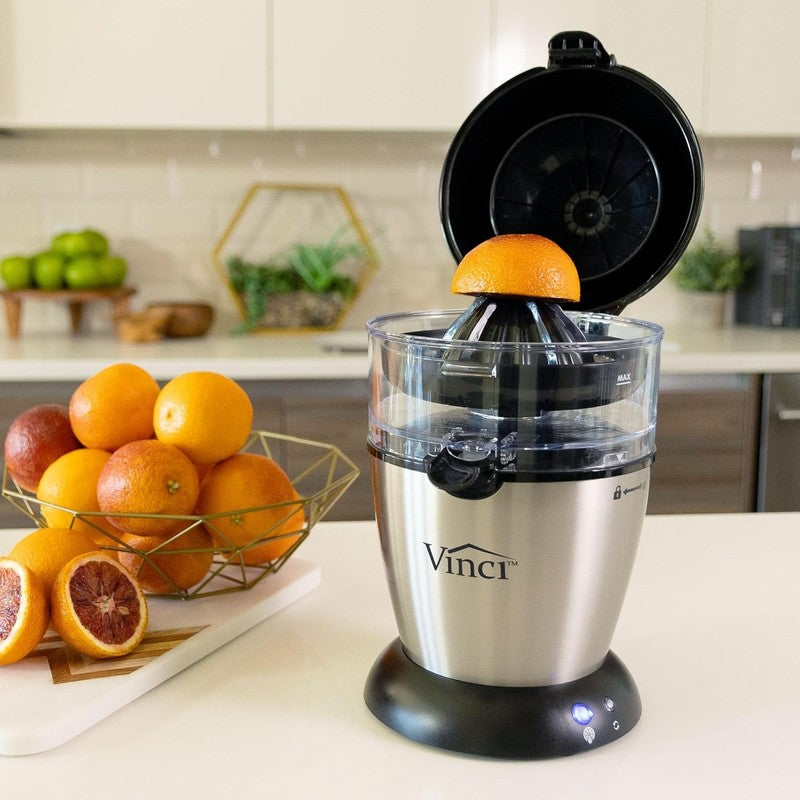 Electric Citrus Juicer – 1 Button Orange, Lemon & Lime Squeezer, Easy Clean,8