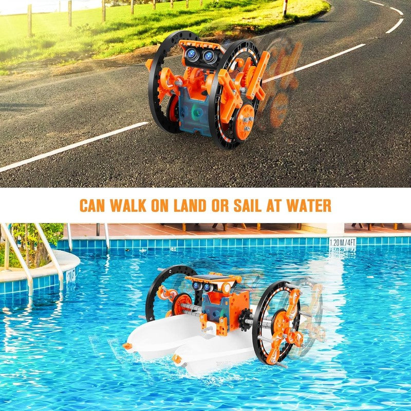 STEM 13 In 1 Education Solar Robot Toys for Age 8 12, DIY Building Science Exper5