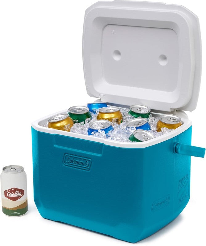 Chiller 16Qt Insulated Portable Cooler with Ice Retention & Large Carry Handle, 1