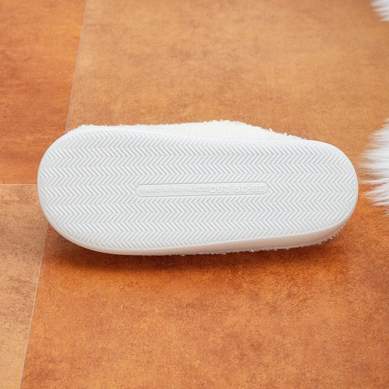 Halloween Ghost Slippers for Family Plush Comfy Warm Shoes Men Women4