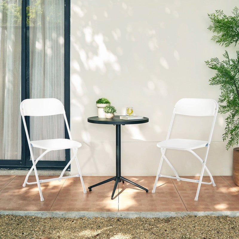 Plastic Folding Chair Set of 4, 330LB Load Capacity Lightweight for Indoor/Outdo7