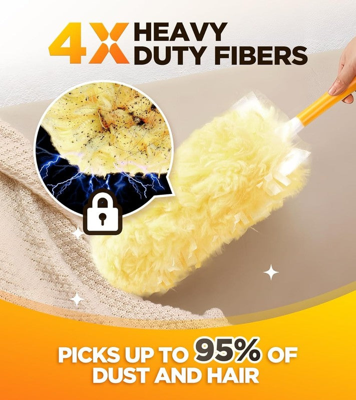 30 Heavy Duty Duster Refills, 360° Microfiber, Unscented, 30 Count2
