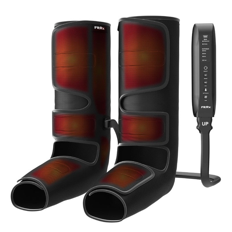 Recovermax Compression Boots – Heated Leg & Foot Massager with Adjustable 11