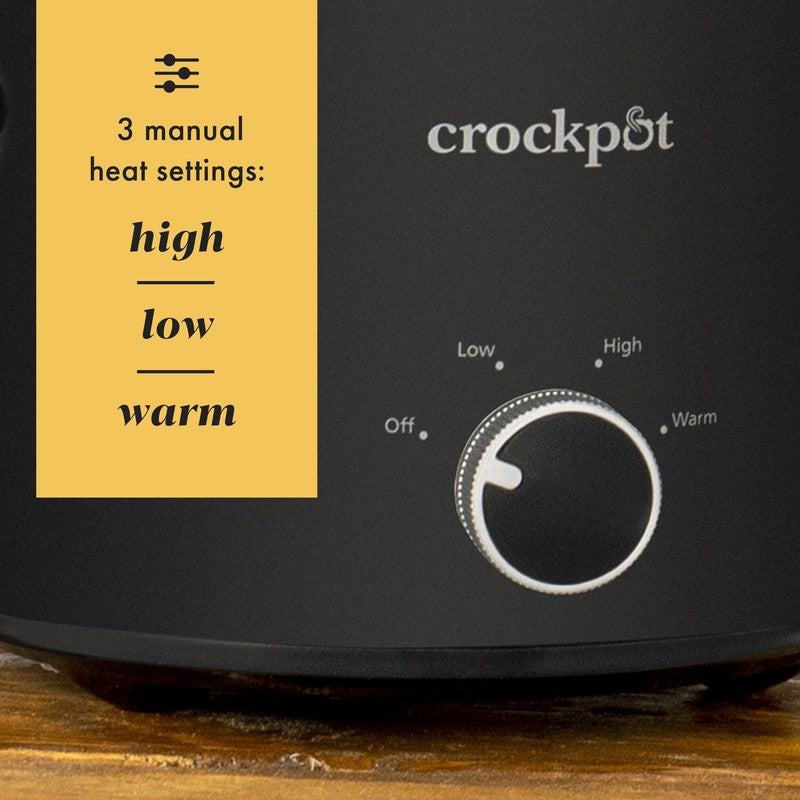 Manual 7 Quart Slow Cooker, Black5