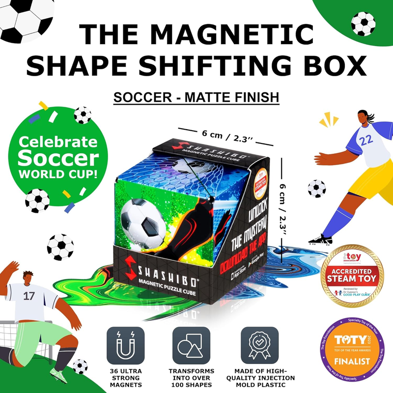 Sensory Fidget Cube Stress Relief Shape Shifting Toy 100+ Shapes1