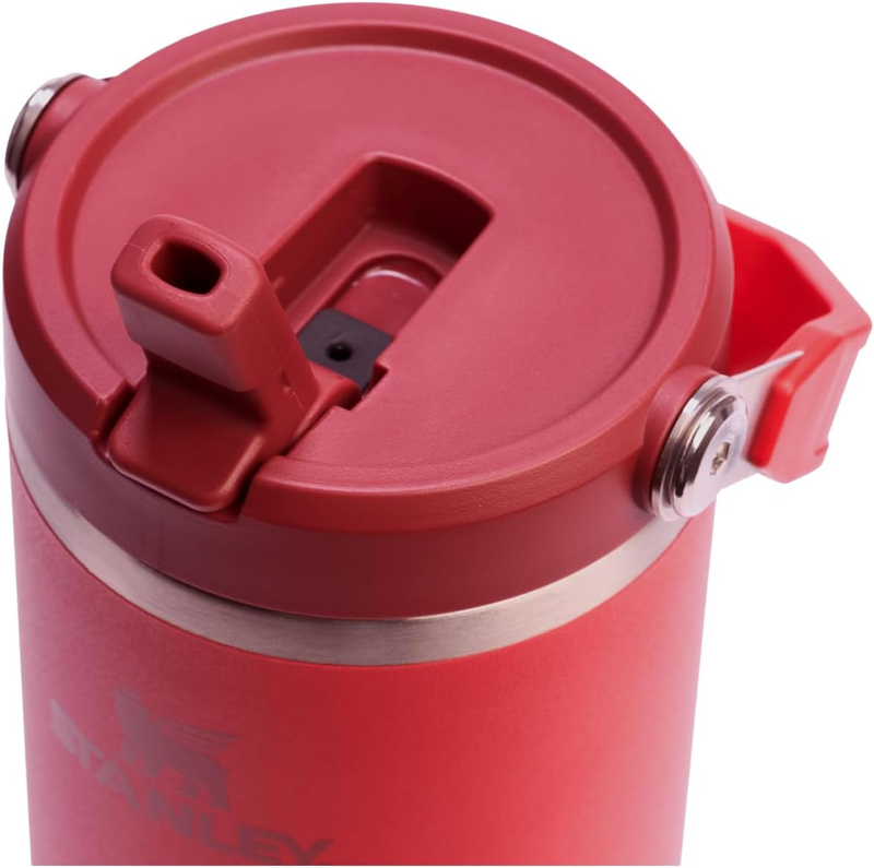 30oz Flip Straw Tumbler Stainless Steel Insulated Leak Resistant Chili Red1