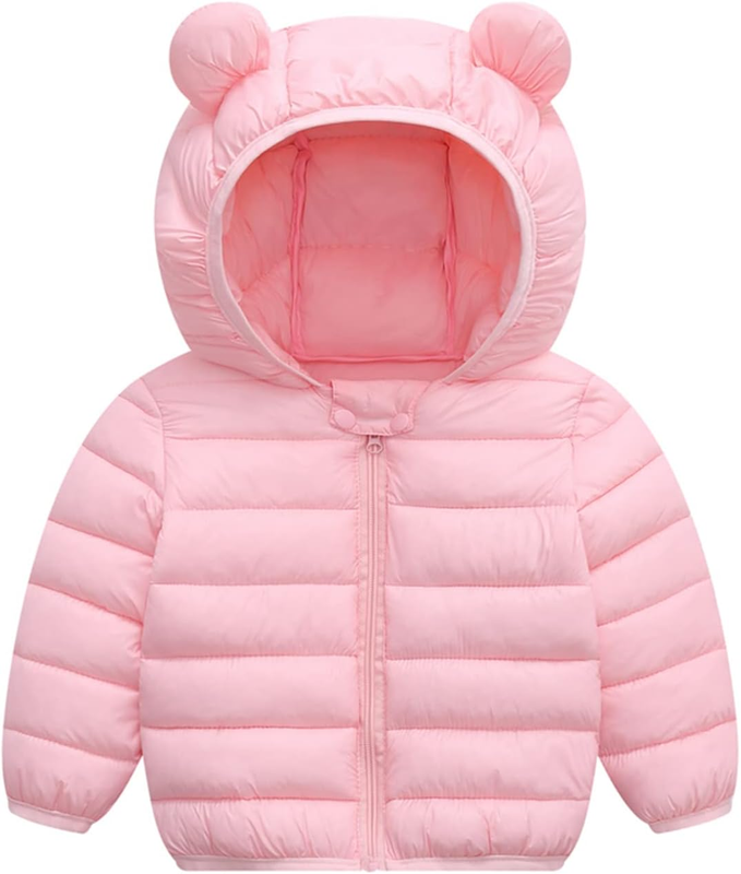 Baby Toddler Winter Coat Bear Hood Puffer Jacket 6M 3T Boys Girls Warm5