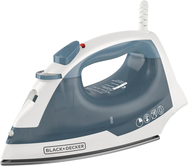Easy Steam Compact Iron for Clothes, Automatic Shutoff, Nonstick Plate, Light We10