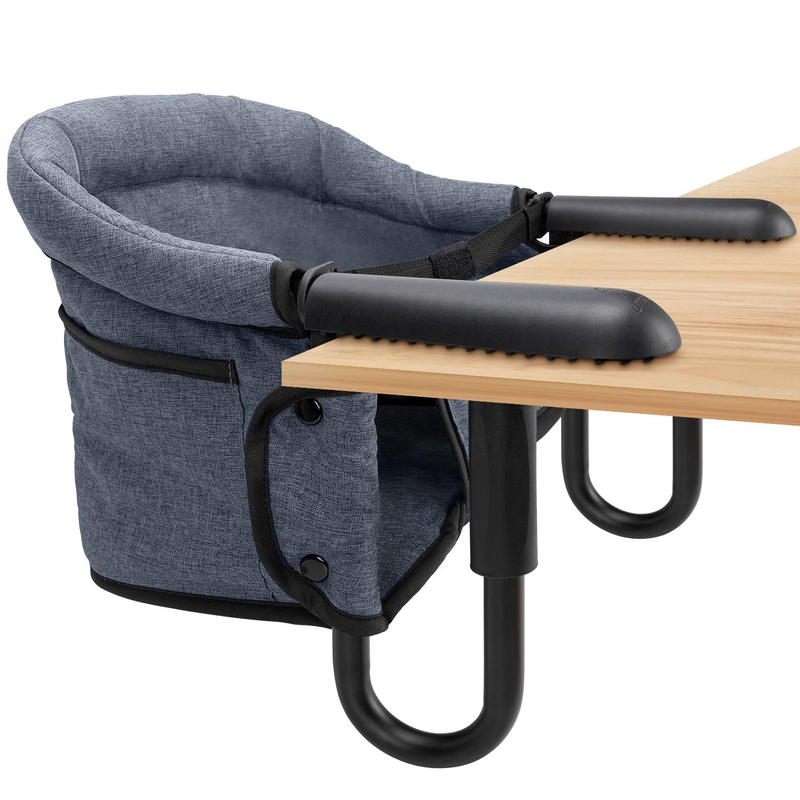 Portable Hook On High Chair Foldable Baby Seat 6–36 Months Grey0