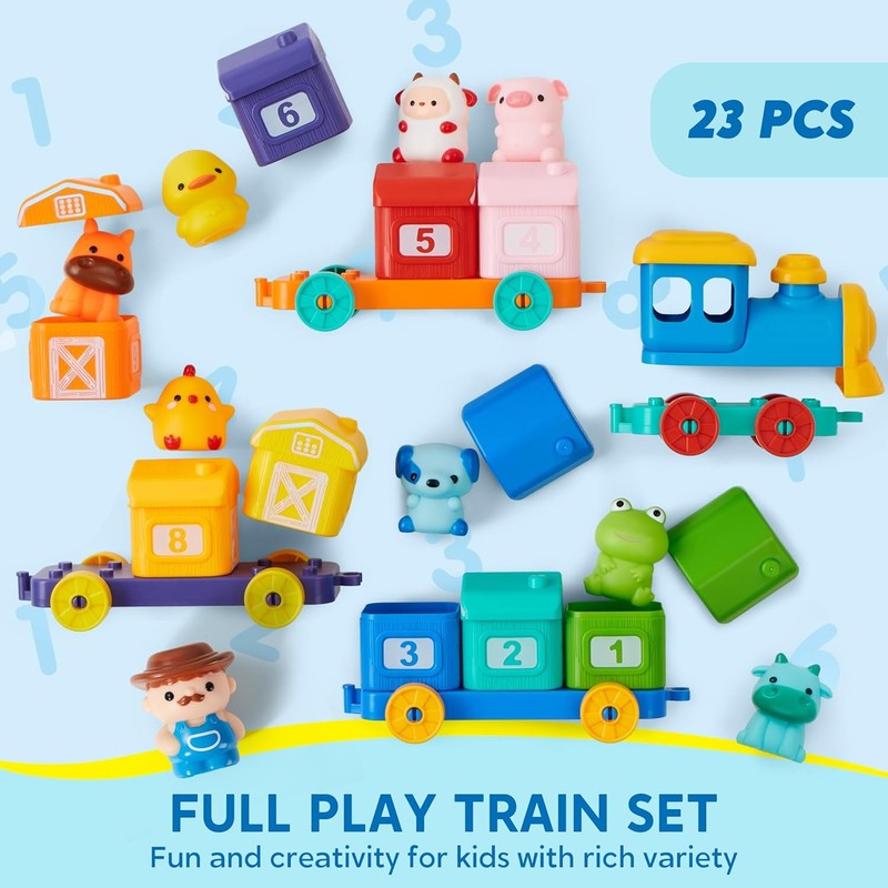 Learning Toy for Toddlers 1 2 3 Years Old, Counting, Matching & Sorting Montesso6