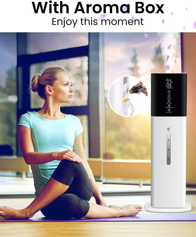 2.11Gal Ultrasonic Cool Mist Humidifier with Timer and Humidistat for Large Room6