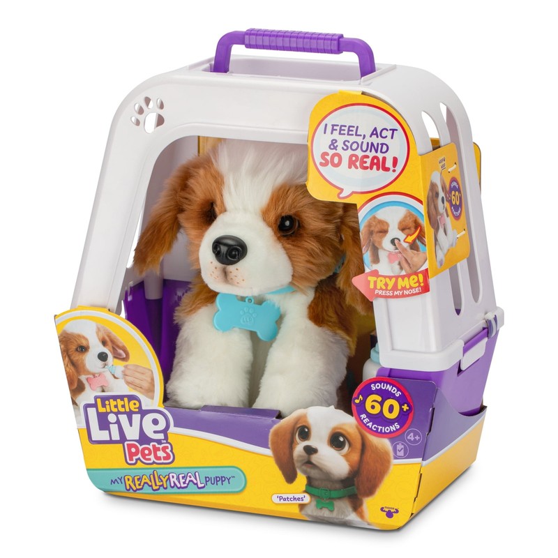 Really Real Puppy Beagle Patches Toy 60+ Sounds Interactive Ages 4+7