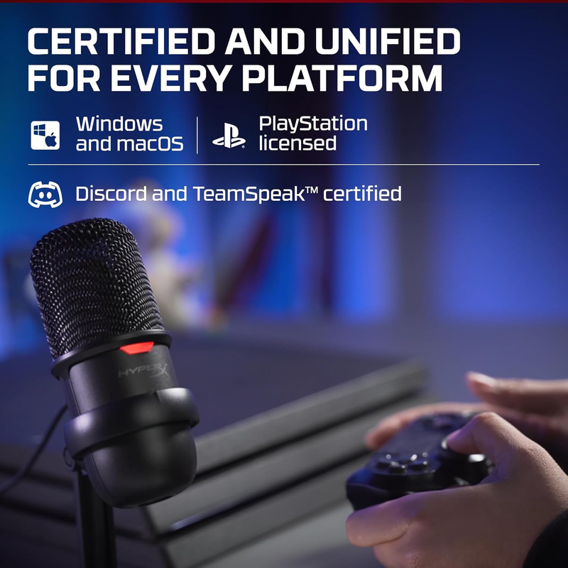 Solocast – USB Condenser Gaming Microphone, for PC, PS4, PS5 and Mac, Tap-To-Mut5
