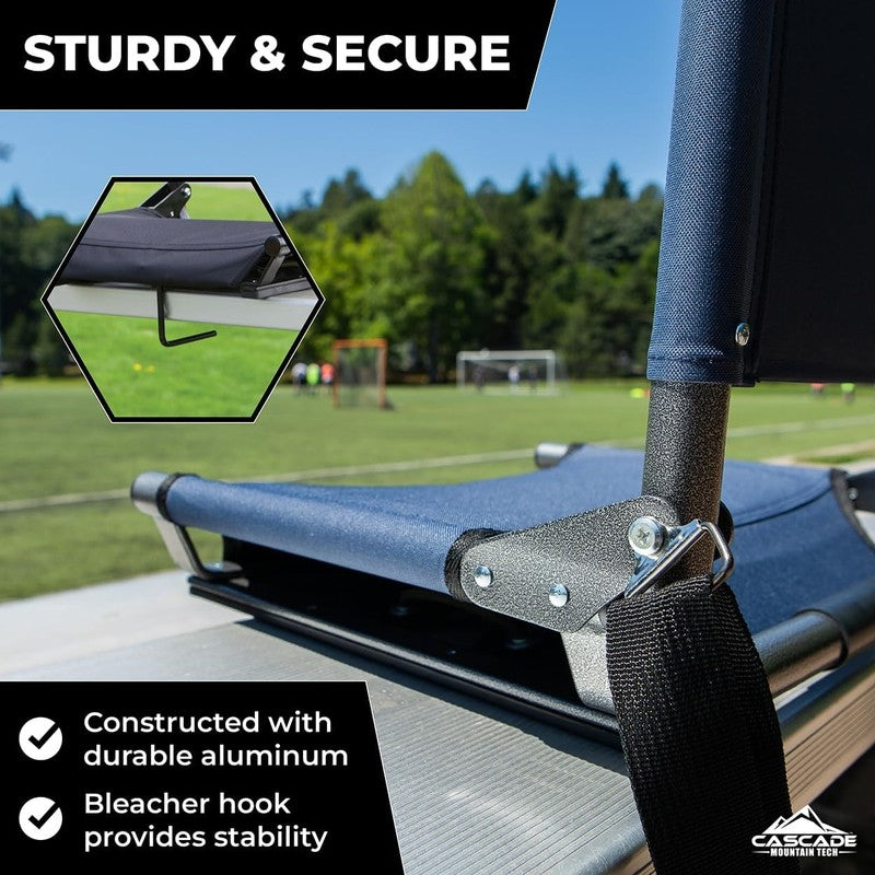 Lightweight Stadium Seat w/ Bleacher Hook for Sports & Outdoor Events7