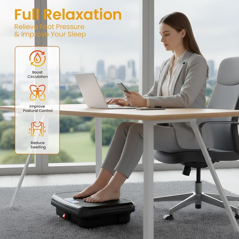 Vibration Plate Exercise Machine Mini Full Body Power Shake 400lbs Home5