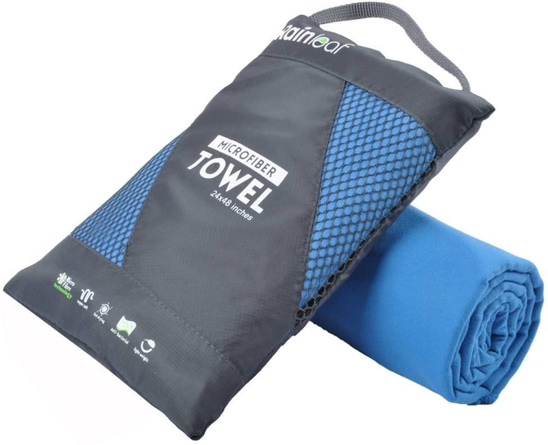 Microfiber Travel Towel Quick Dry Gym Camping Beach Pool Ultra Compact11