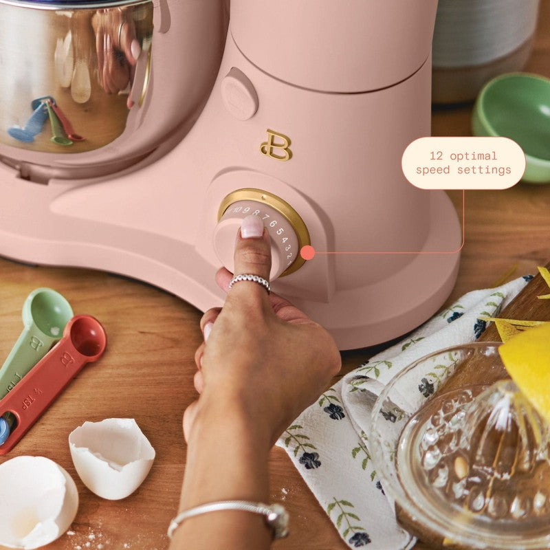 3.5 Qt Stand Mixer Lightweight Tilt Head Powerful Rose4