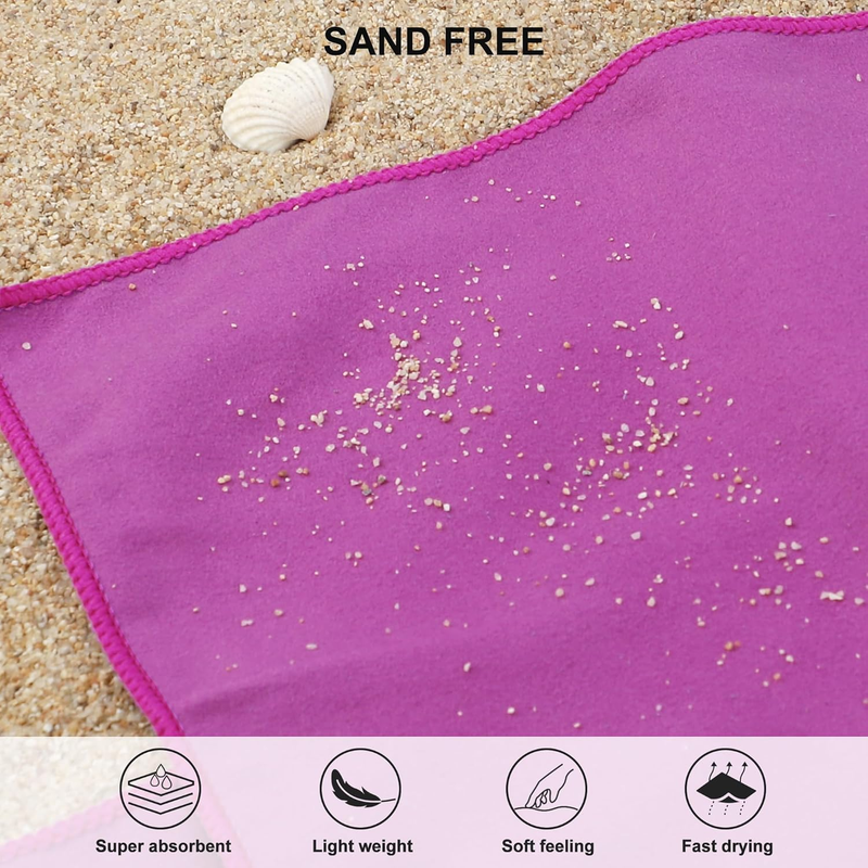 Microfiber Travel Towel Quick Dry Gym Camping Beach Super Absorbent4