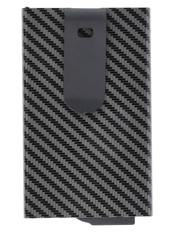 Men'S Metal Card Holder with Money Clip, Black9