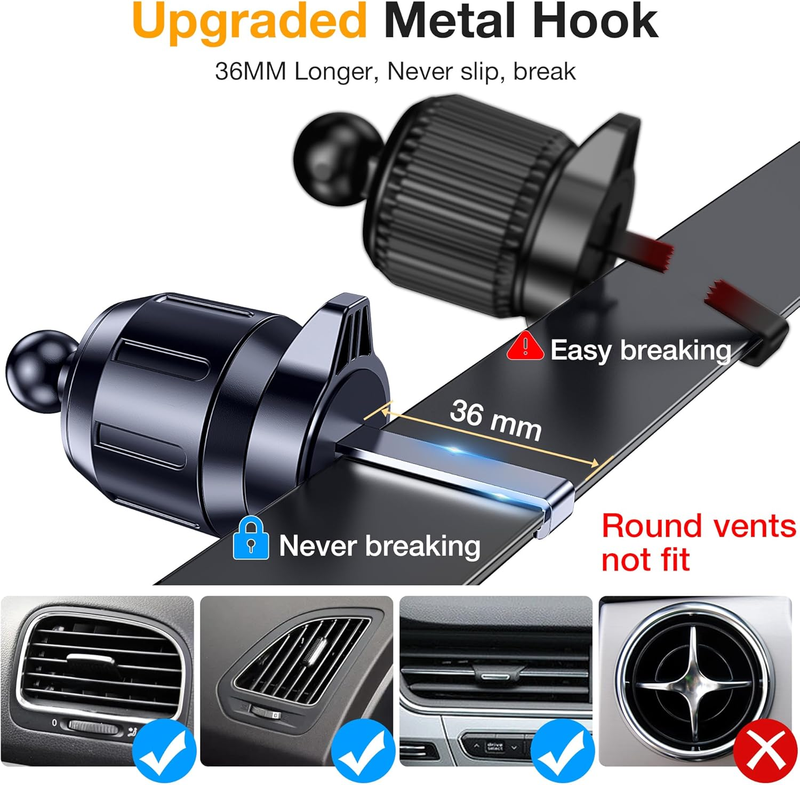 Car Phone Holder Mount, 3 in 1 Dash & Windshield Suction Cup for Phone Samsung8