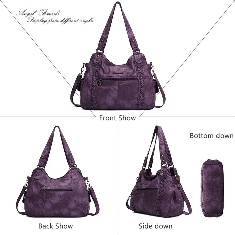 Purses for Women Soft PU Leather Shoulder Bag Crossbody Purse and Handbags3