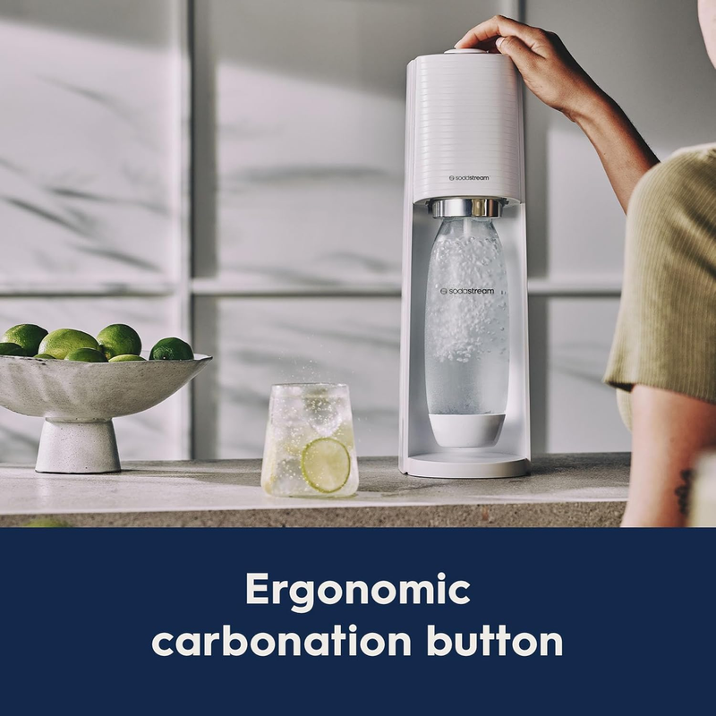 Terra Sparkling Water Maker Value Bundle w/ CO2 Cylinders Bottles Flavor Drops7