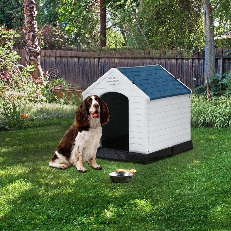 Dog House Pet Kennel with Air Vents, Indoor & Outdoor6