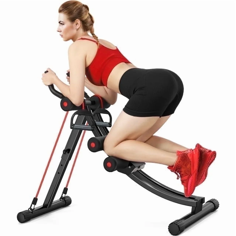 Foldable Ab Machine, Ab Workout Equipment for Home Gym,Core & Abdominal Trainer 8
