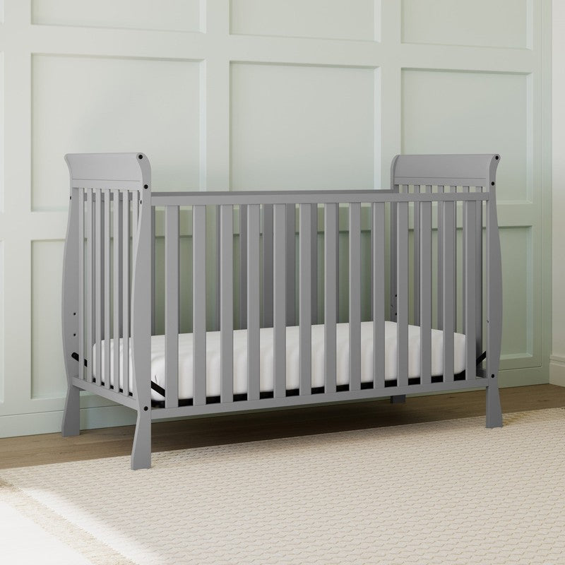 Maxwell 3-In-1 Convertible Baby Crib, Pebble Gray5
